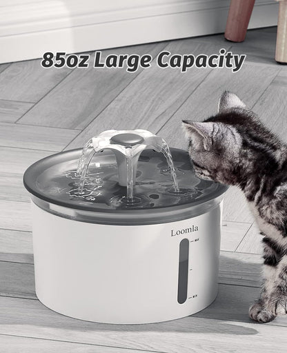 Smart Automatic Pet Feeder with 1080P Camera, 6L WiFi Dog & Cat Food Dispenser, App-Controlled Scheduled Feeding, 2-Way Audio, Backup Battery, Anti-Jam Technology, Easy-to-Clean Design, Black